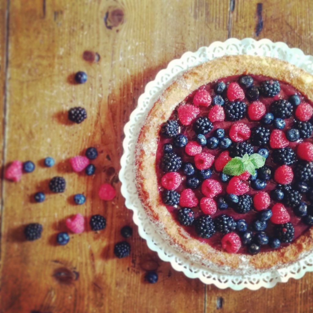 crostata morbida frutti di bosco