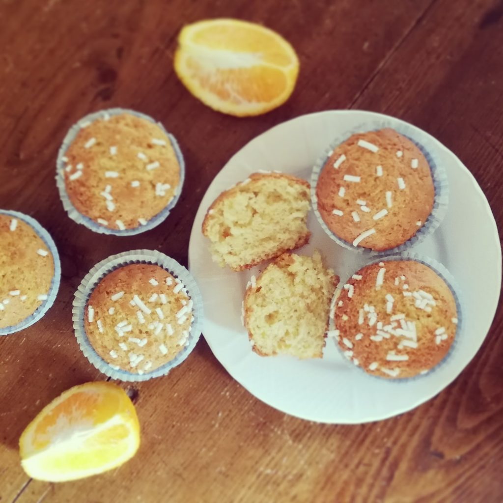 muffin arancia senza lattosio