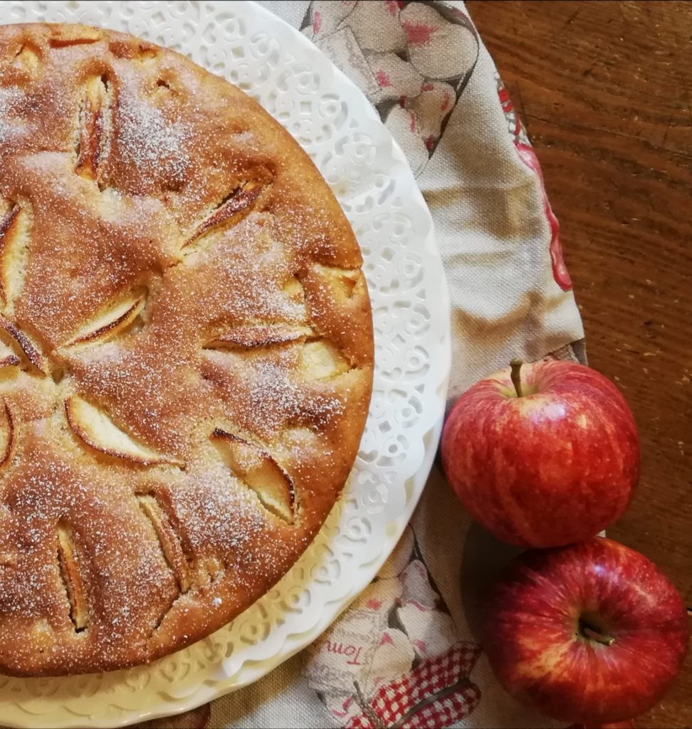 torta mele senza lattosio