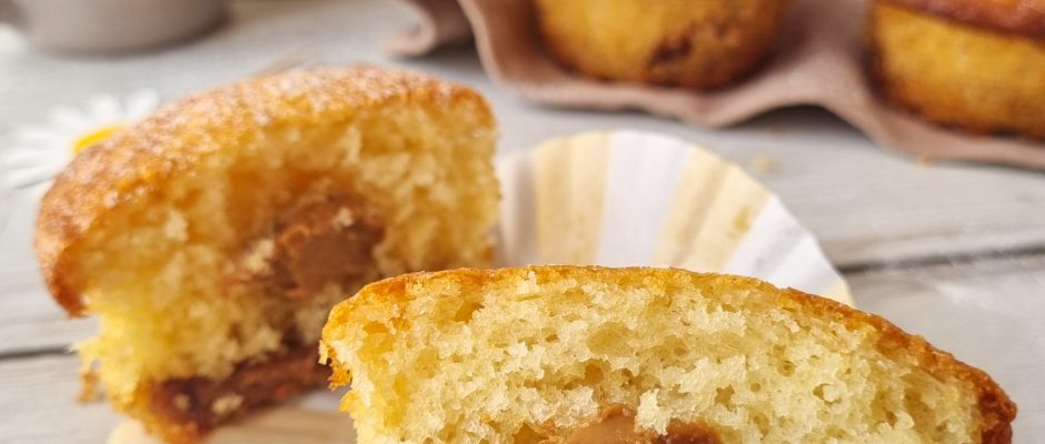 Muffin all'olio - con crema speculoos